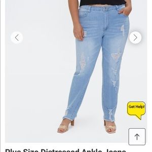 Women plus 2X and 1X jeans